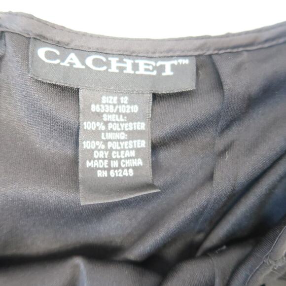 Vintage Y2K Cachet Black Tiered Midi Peasant Skirt 12 - Picture 4 of 4